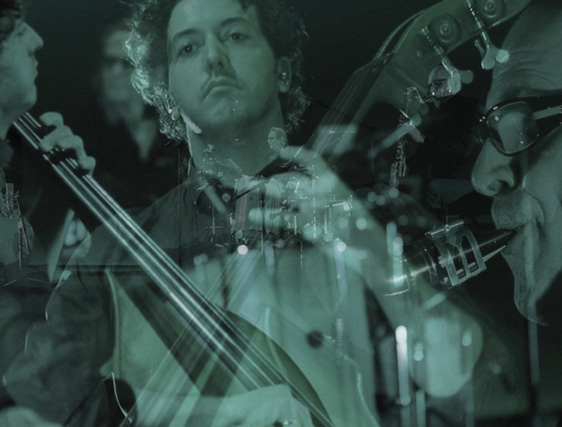 Mathieu Désy, double bassist.
