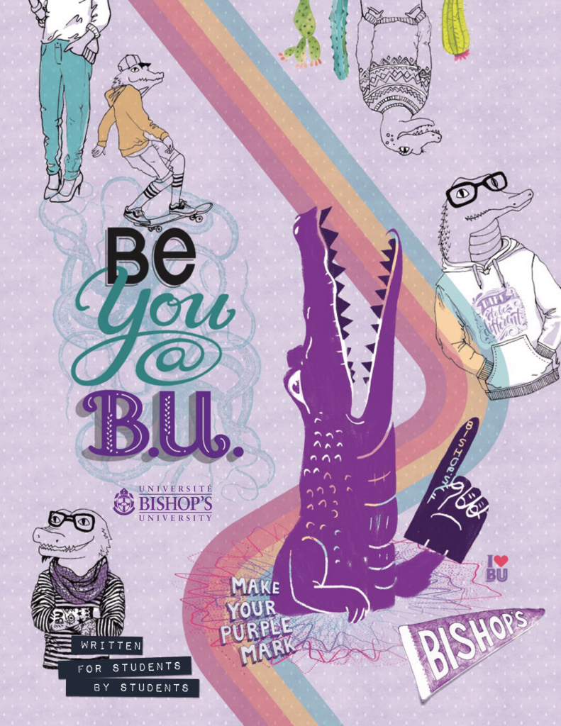 La première page de l’édition 2025 du magazine Be @ BU.