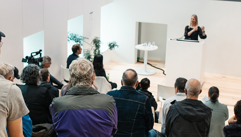 Carbon neutrality presentation in the Agora