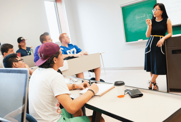 Classroom in the Williams School of Business