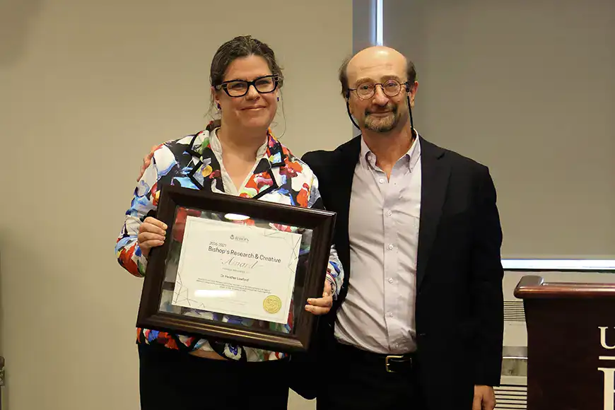 Dr. Heather Lawford and Dr. Valerio Faraoni