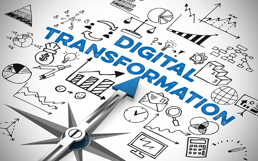 Doodle representing Digital Transformation