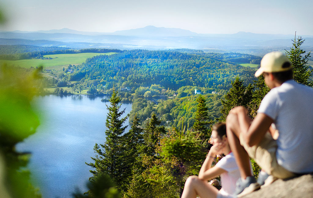 The view from atop Mont Pinnacle