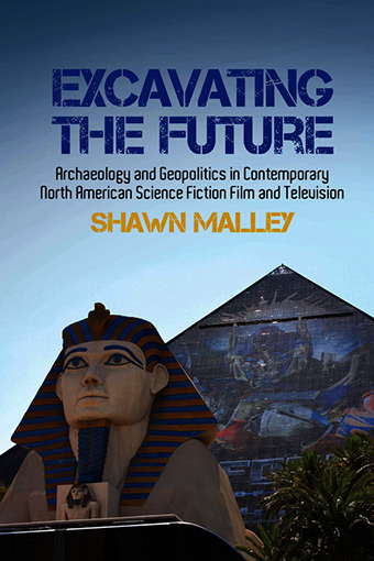 Excavating the Future book cover showing egyptian pyramid