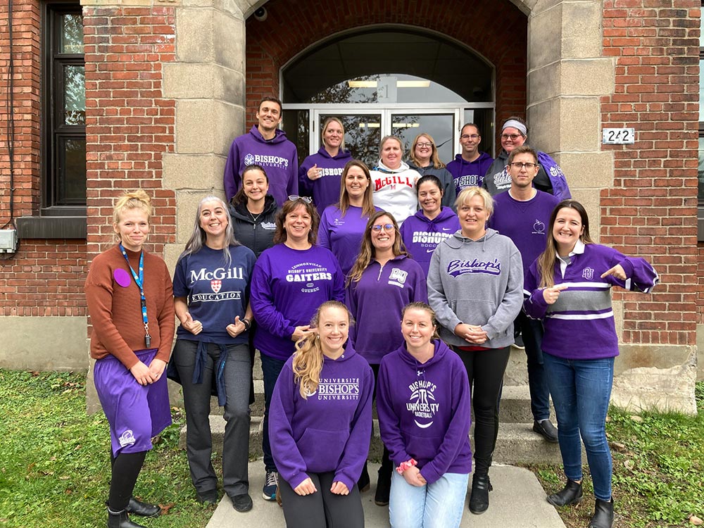 Sherbrooke Elementary School showing their support