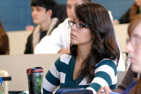 Students in class