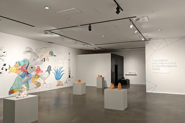 Exhibition The Pigeon and the Puddle: A Controversial Song, by Z'otz Collective
