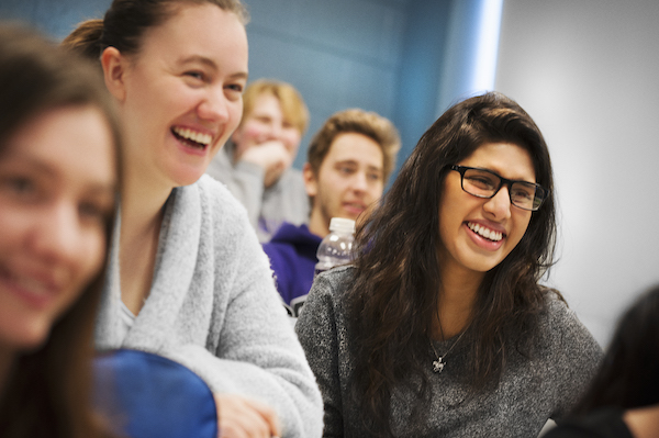 Students in class