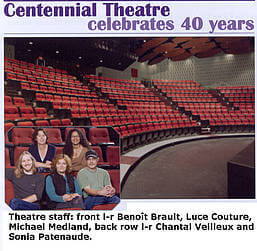 Centennial Theatre celebrates its 40th anniversary