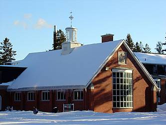Bandeen Hall in winter