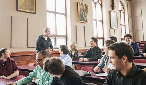 Dr. Robert Palmer teaching a class