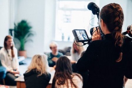 videography professional in action