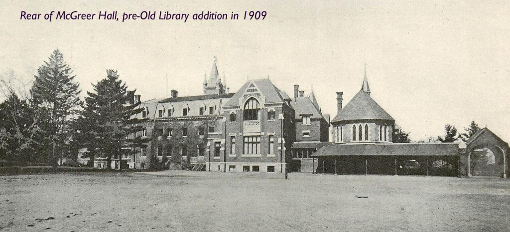 McGreer Hall, 1909